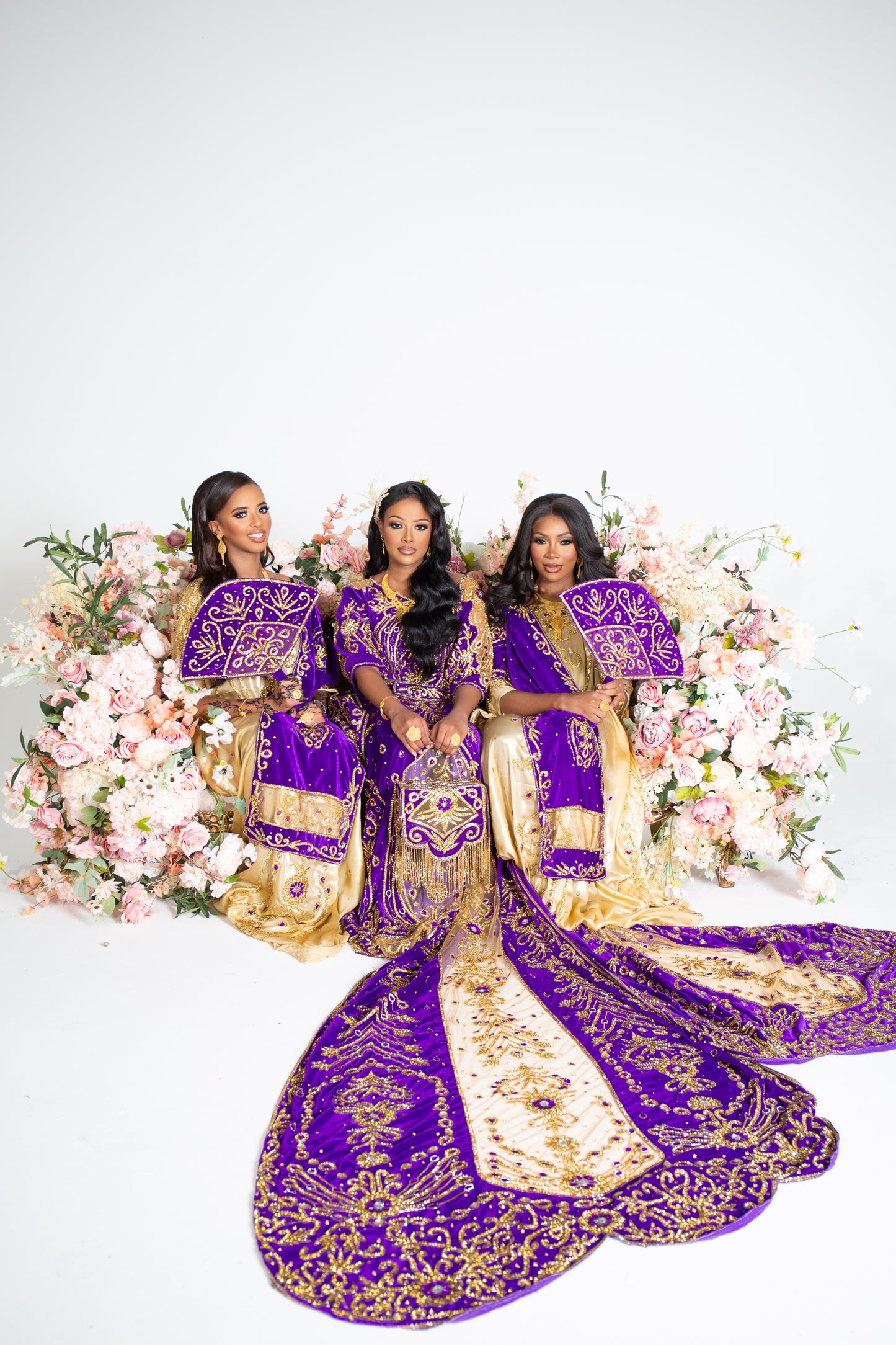 PAPILLON PURPLE SOMALI BRIDAL DIRAC