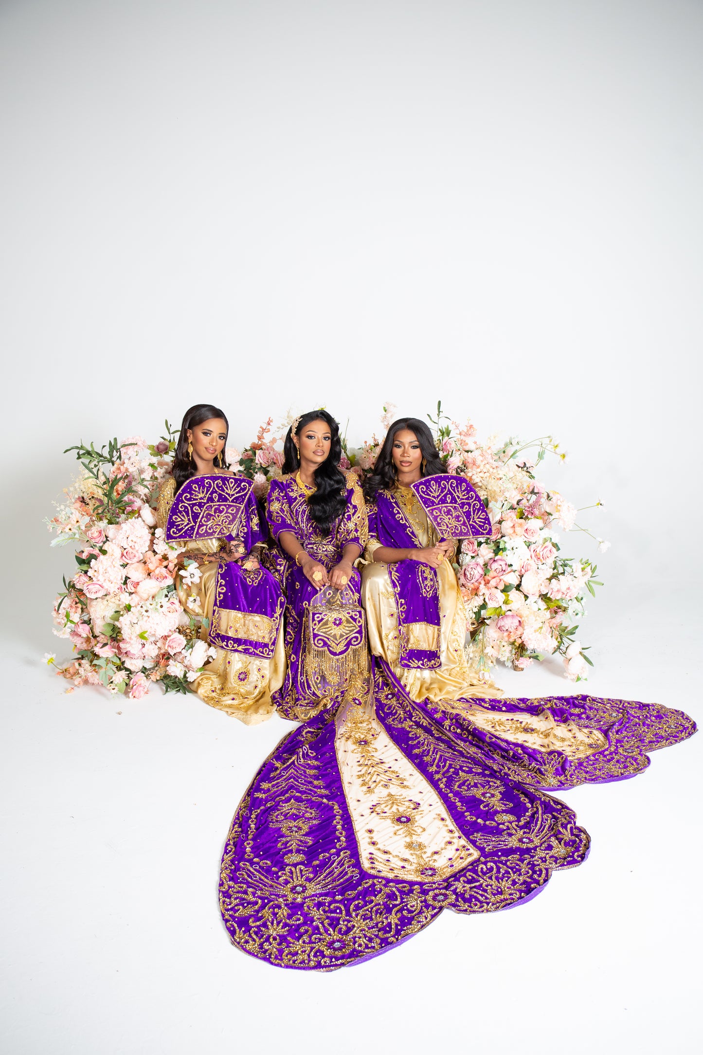 PAPILLON PURPLE SOMALI BRIDAL DIRAC