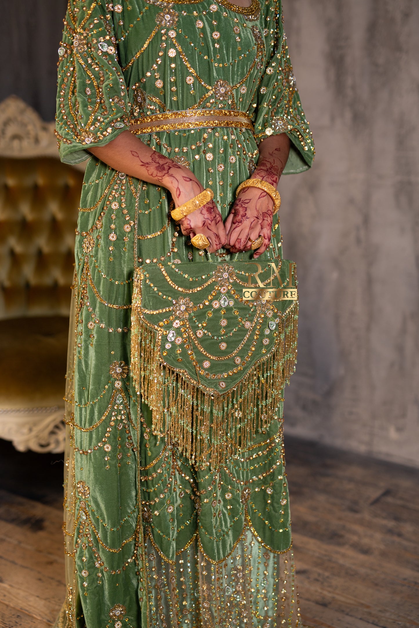 Verona A show stopping Bridal Dirac with statement Tail