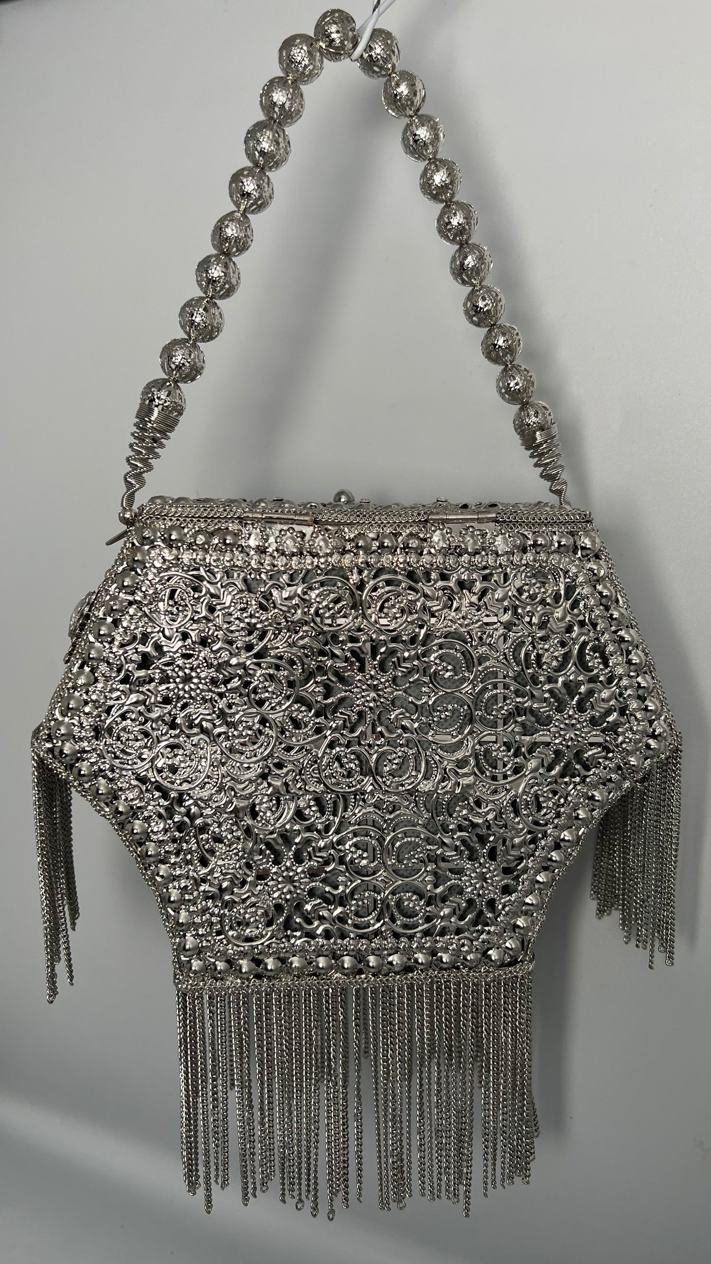 Silver Bridal Handbag