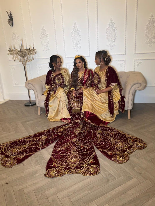 Somali dirac Set Bridesmaid shimir