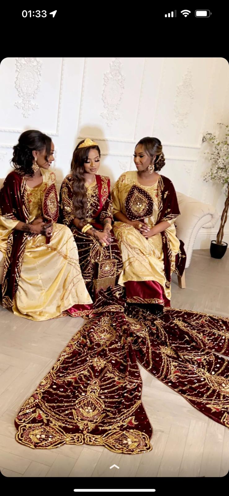 Somali dirac Set Bridesmaid shimir