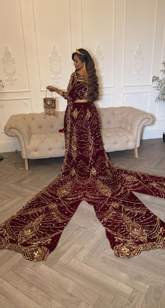 Atfa Velvet Somali Bridal Dirac