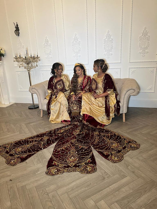 Atfa Velvet Somali Bridal Dirac