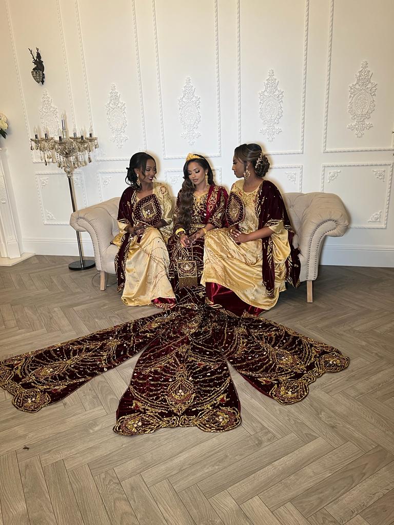 Atfa Velvet Somali Bridal Dirac