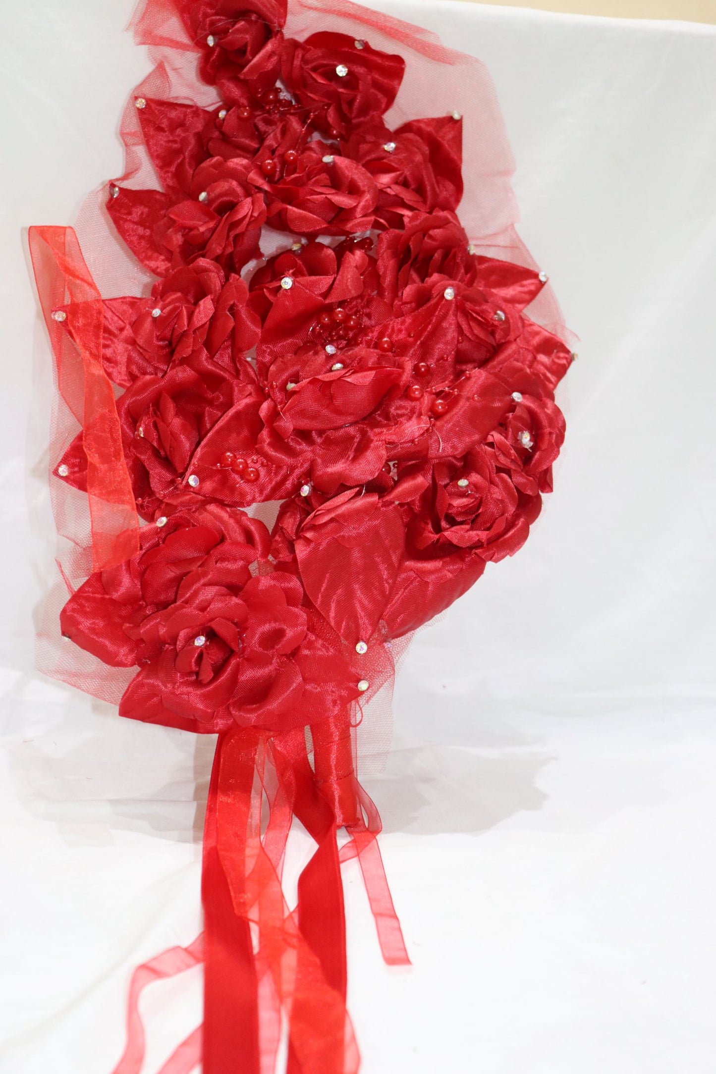 Red Shield-Shaped Bouquet