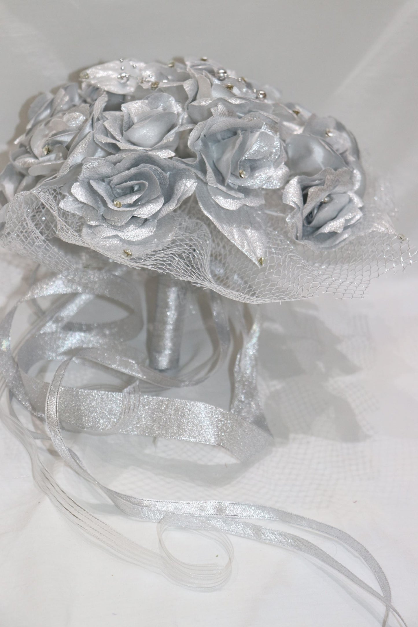 Silver Round-Shaped Bouquet