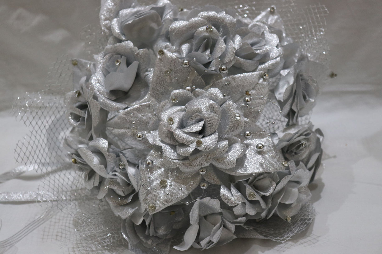 Silver Round-Shaped Bouquet