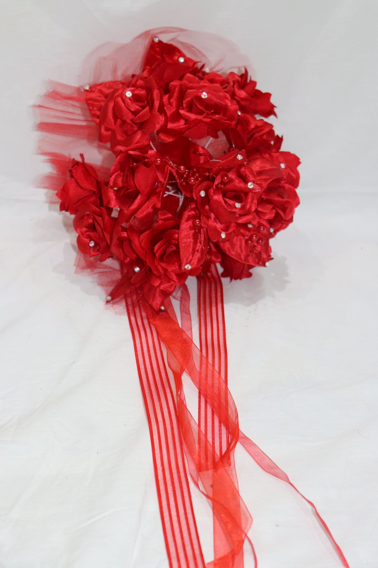 Red Round-Shaped Bouquet