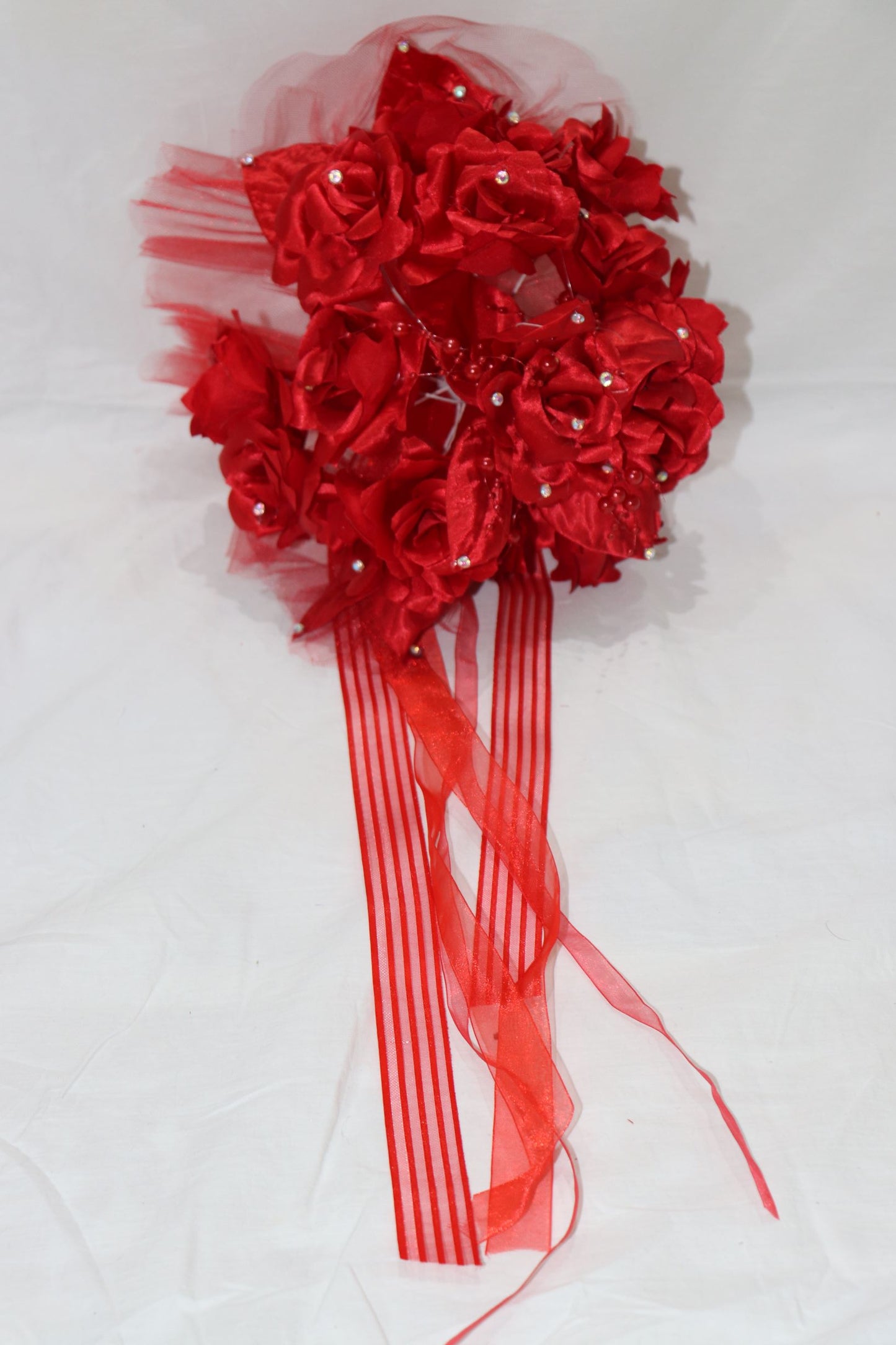 Red Round-Shaped Bouquet