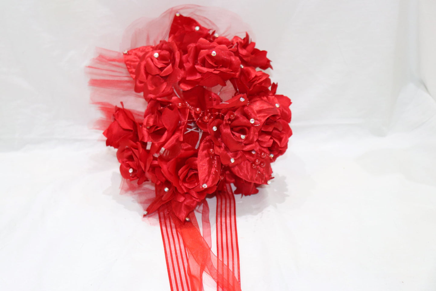 Red Round-Shaped Bouquet