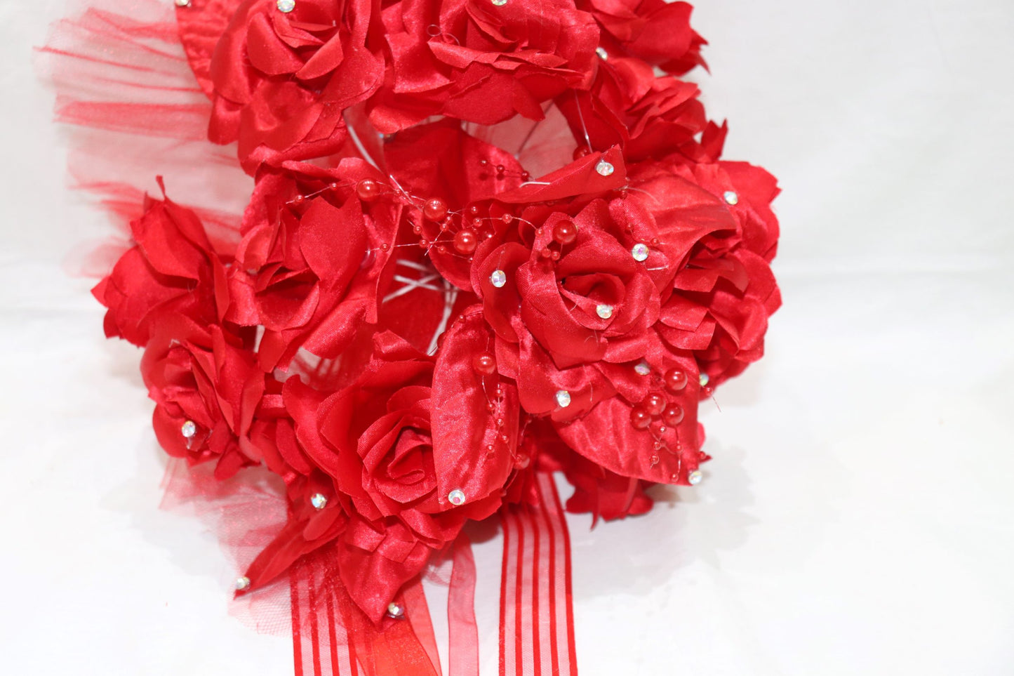 Red Round-Shaped Bouquet