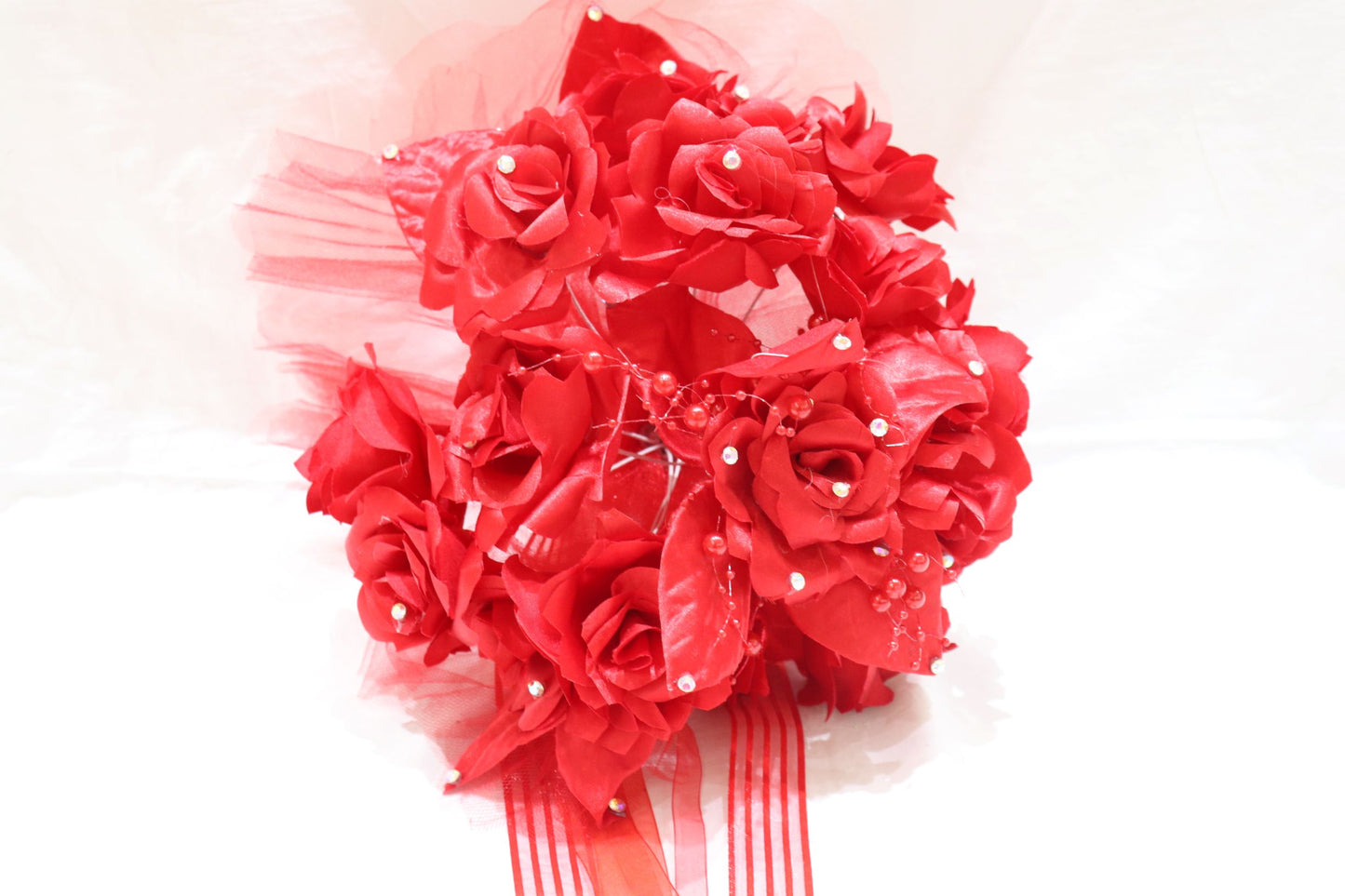 Red Round-Shaped Bouquet