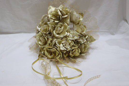 Gold Round-Shaped Bouquet